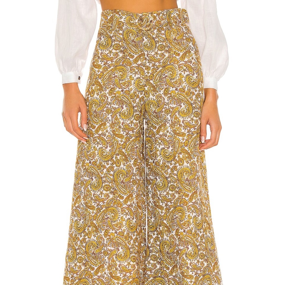 FAITHFULL THE BRAND MANUELA PANTS LA MEDINA PAISLEY PRINT SZ XS RRP $239